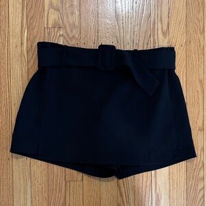Mango Black Ponte Skort